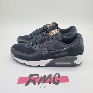 Nike Women's Air Max 90 White Black Safari PRM